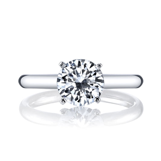 Ladies Round Engagement Ring 12712
