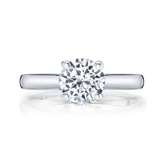 Ladies Round Engagement Ring 12984