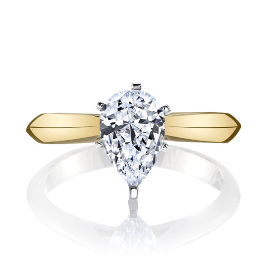 Ladies Pear Engagement Ring 14796