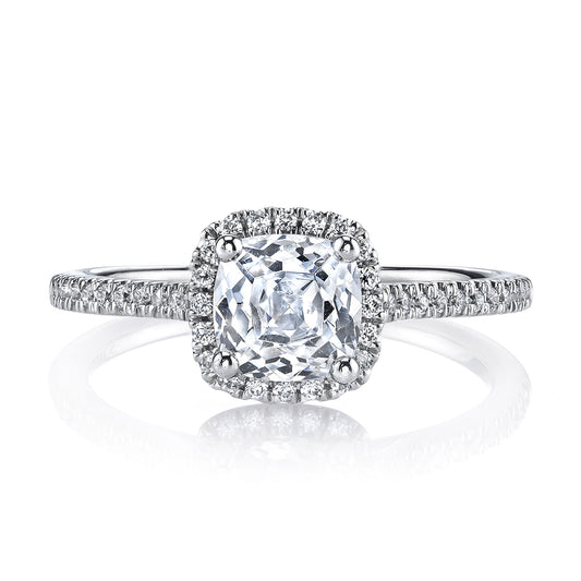 Ladies Cushion Engagement Ring 25452