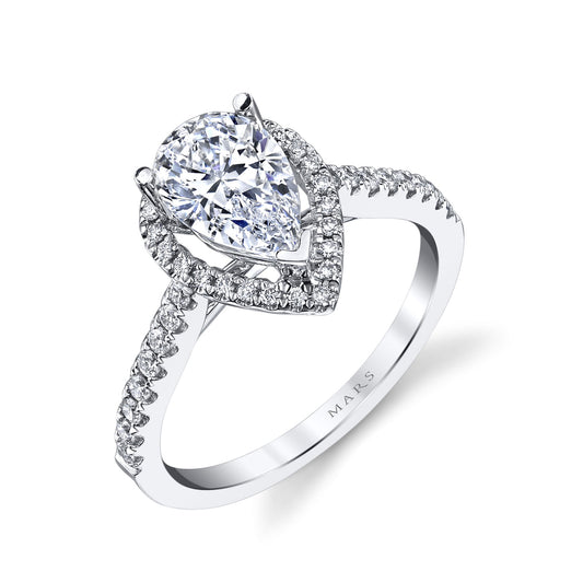 Ladies Pear Engagement Ring 26502