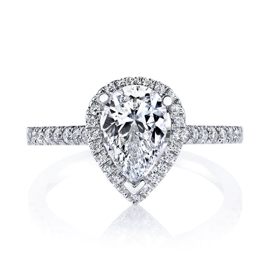 Ladies Pear Engagement Ring 26502