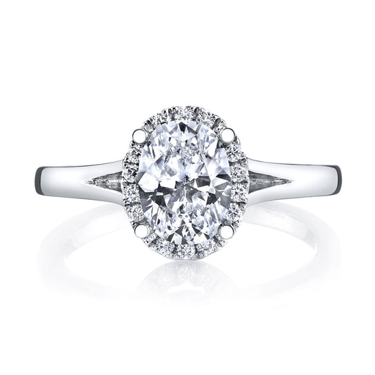 Ladies Oval Engagement Ring 26513