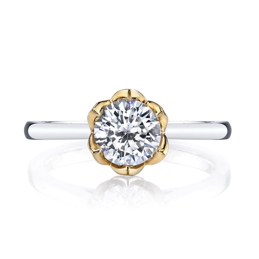Ladies Round Engagement Ring 26515
