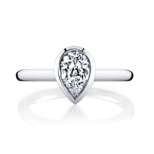 Ladies Pear Engagement Ring 26704