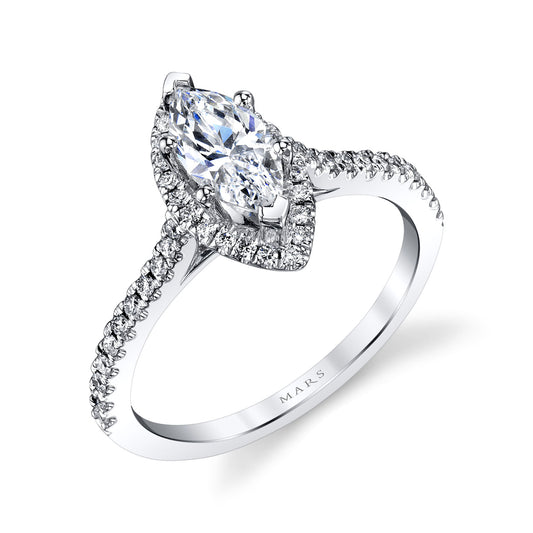 Ladies Marquise Engagement Ring 27038