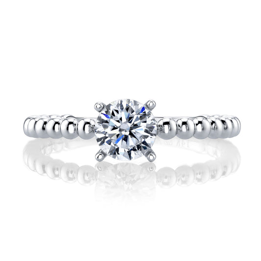 Ladies Round Engagement Ring 27222