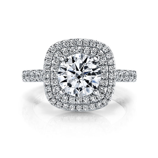 Ladies Round Engagement Ring 27369