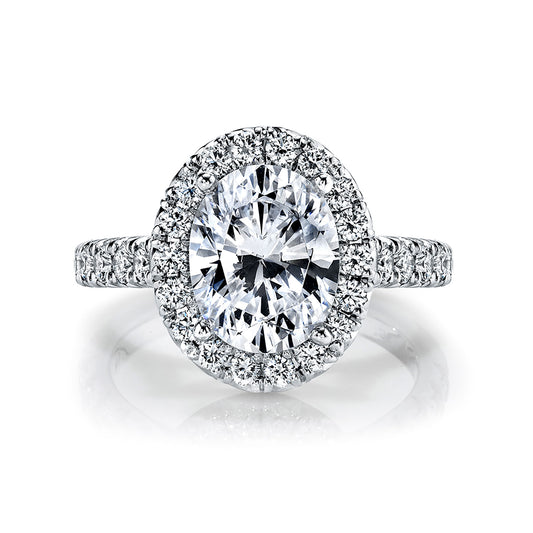 Ladies Oval Engagement Ring 27371