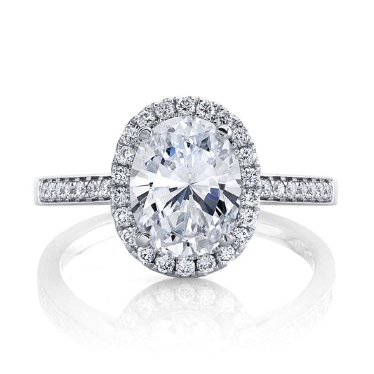 Ladies Oval Engagement Ring 27509