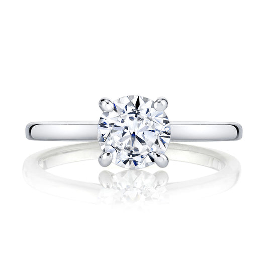 Ladies Round Engagement Ring 27517