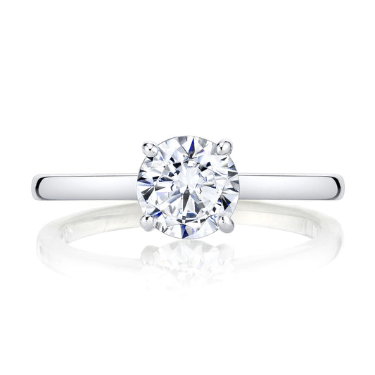 Ladies Round Engagement Ring 27518