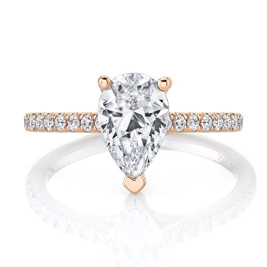 Ladies Pear Engagement Ring 27555PS