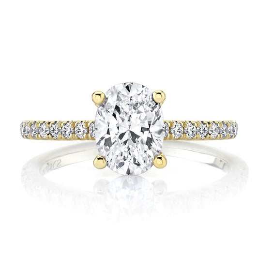 Ladies Oval Engagement Ring 27555OV