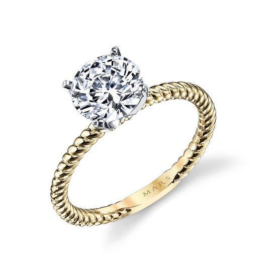 Ladies Round Engagement Ring 14793