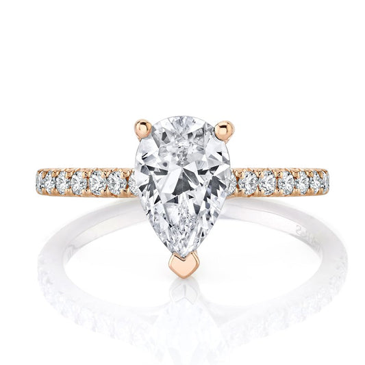 Ladies Pear Engagement Ring 27554PS