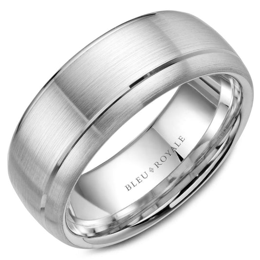 Bleu Royale Contemporary Wedding Band RYL-003