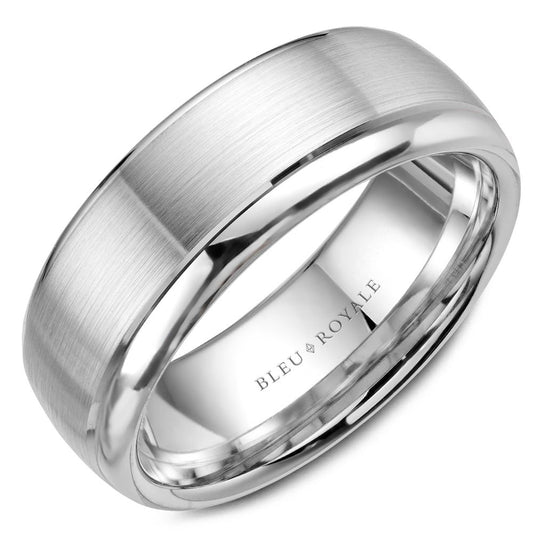 Bleu Royale Contemporary Wedding Band RYL-006