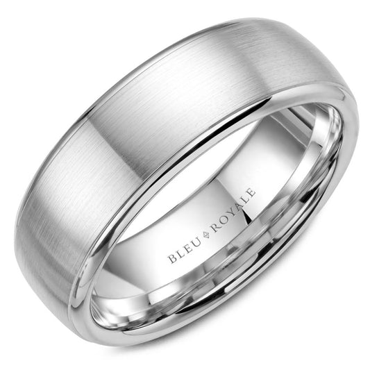 Bleu Royale Contemporary Wedding Band RYL-012