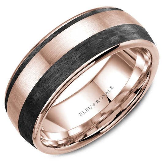 Bleu Royale Contemporary Wedding Band RYL-014