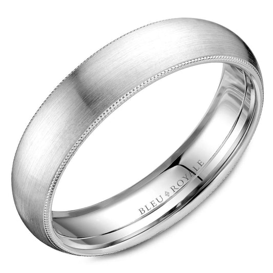 Bleu Royale Wedding Band RYL-040