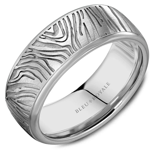 Bleu Royale Wedding Band RYL-055