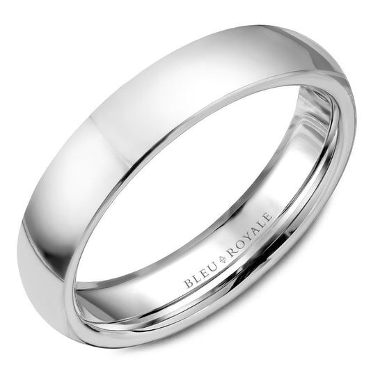 Bleu Royale Plain Wedding Band RYL-057