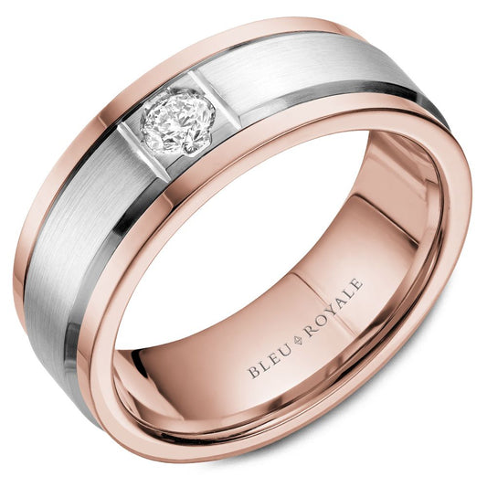 Bleu Royale Wedding Band RYL-084