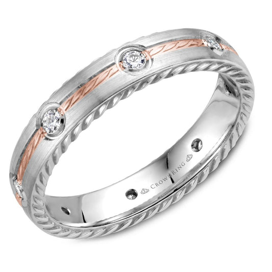 Rope Eternity Wedding Band WB-014