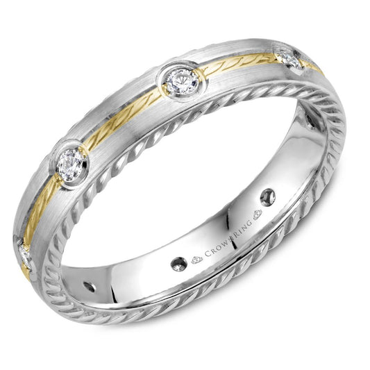 Rope Eternity Wedding Band WB-014