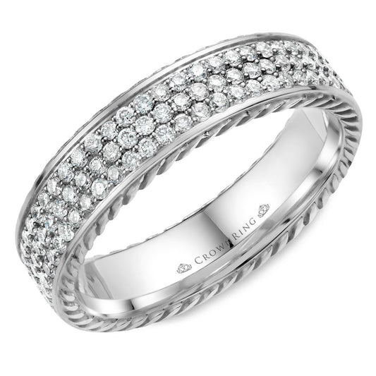Rope Eternity Wedding Band WB-029