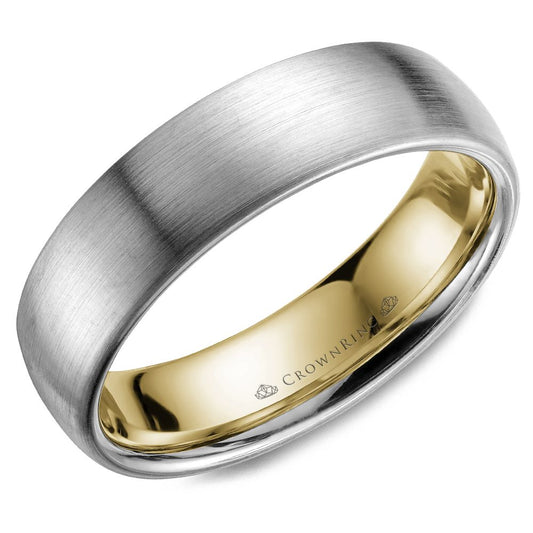 Carved Contemporary Wedding Band WB-039C