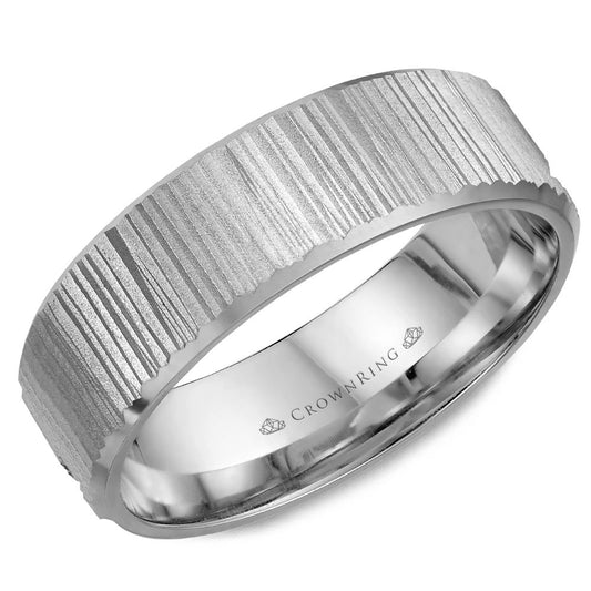 Unisex Contemporary Wedding Band WB-7920