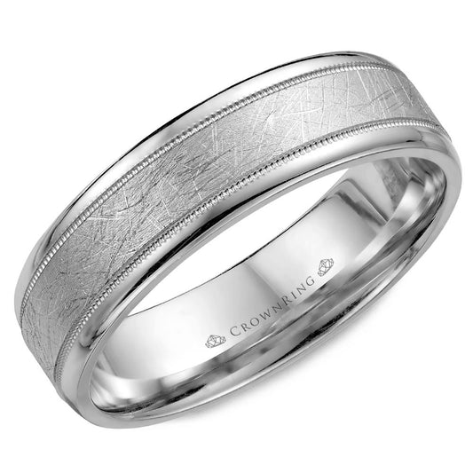 Unisex Contemporary Wedding Band WB-7927