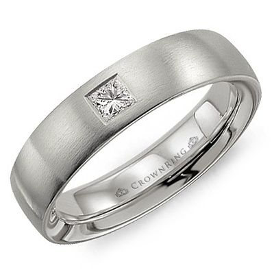 Diamond Contemporary Wedding Band WB-9009