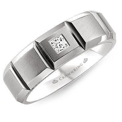 Diamond Contemporary Wedding Band WB-9036