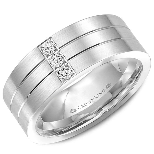 Diamond Contemporary Wedding Band WB-9110