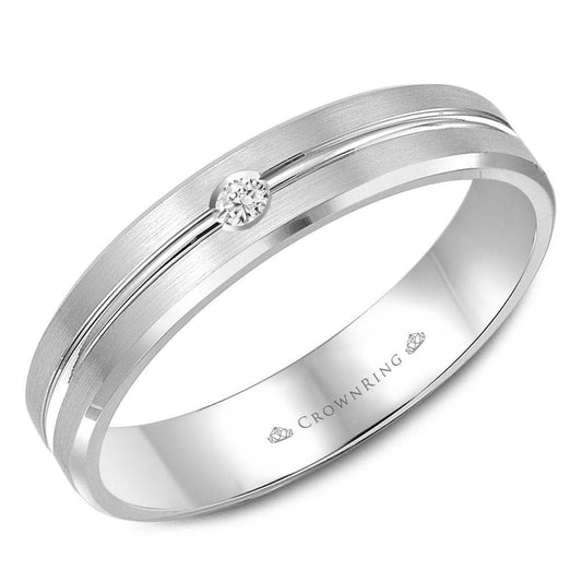 Diamond Contemporary Wedding Band WB-9124