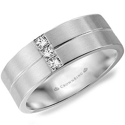 Diamond Contemporary Wedding Band WB-9457