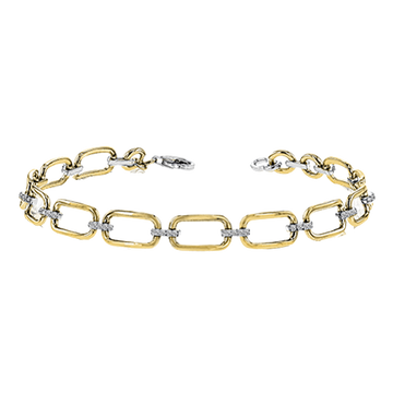 Ladies 14k Gold Bracelet ZB820