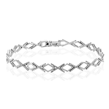 Ladies 14k Gold Bracelet ZB878