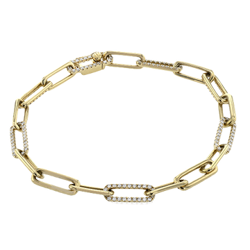 Ladies 14k Gold Bracelet ZB885