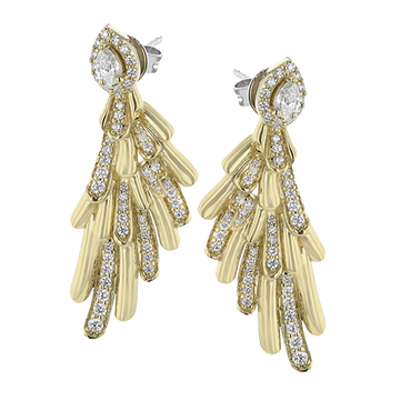 Ladies 14k Gold Earring ZE888