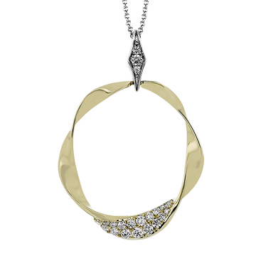 Ladies Two-Tone Pendant ZP1208