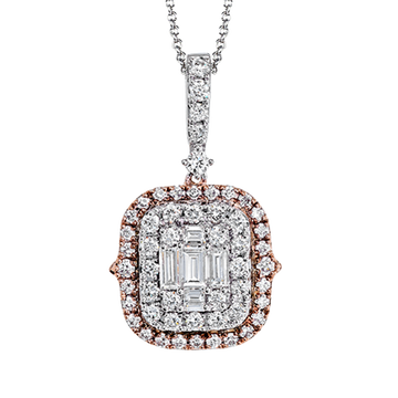 Ladies Two-Tone Pendant ZP731