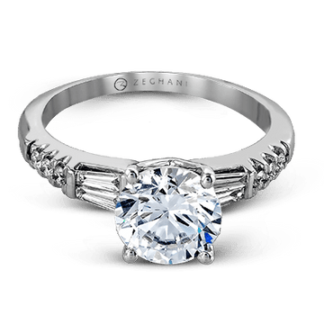 Ladies 14k Gold Engagement Ring ZR1032