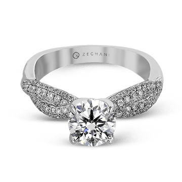 Ladies 14k Gold Engagement Ring ZR1035