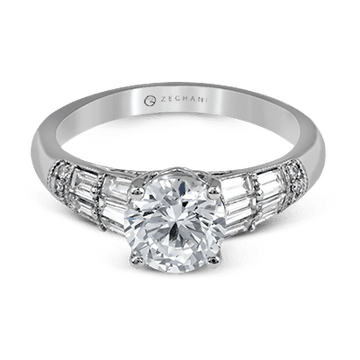 Ladies 14k Gold Engagement Ring ZR1164