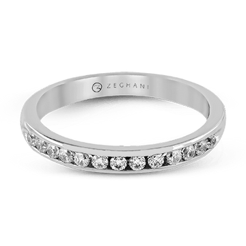 Ladies 14k Gold Wedding Band ZR11