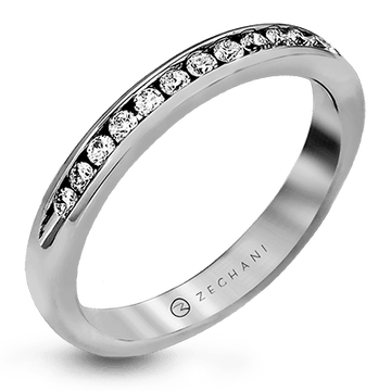 Ladies 14k Gold Wedding Band ZR11